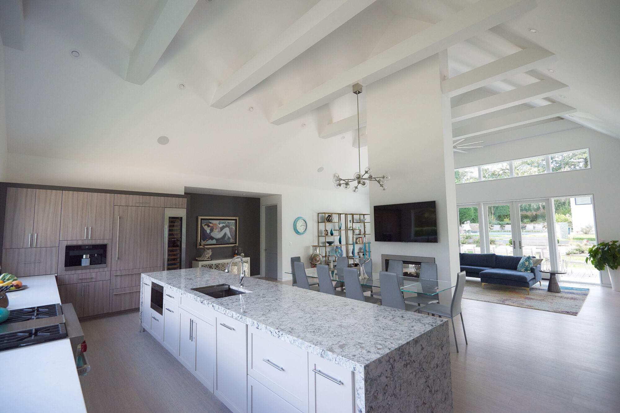 Kitchen built by Cruz Brothers Construction in the Hamptons